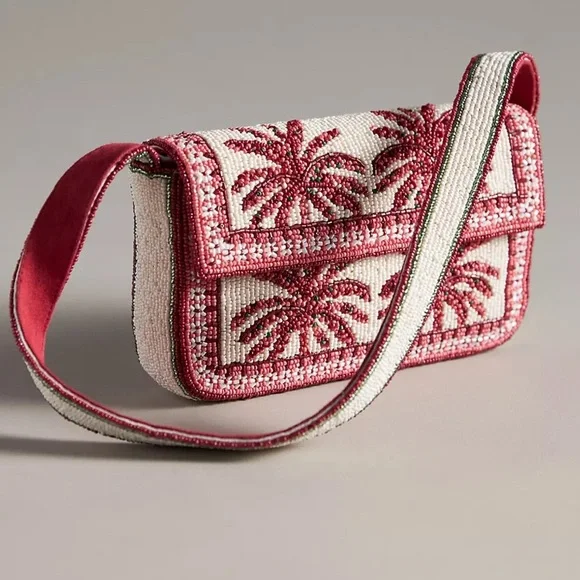 NWOT Maeve The Fiona Beaded Bag: Resort Edition - Picture 1 of 14